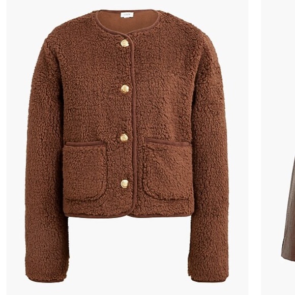 J. Crew Factory Jackets & Blazers - NWT J. Crew Factory Sherpa Lady Jacket - XXL